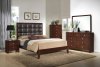 Carolina Bedroom 5Pc Set in Brown Cherry by Global w/Options