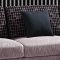 Beige Microfiber Upholstery Modern Sectional Sofa