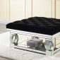 Lotus Ottoman AC00536 in Mirror by Acme