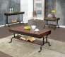 Newbridge I CM4452 Coffee & 2 End Tables Set in Oak w/Options