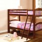 CM-BK524CH Coney Island Twin/Twin Bunk Bed in Cherry