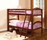 CM-BK524CH Coney Island Twin/Twin Bunk Bed in Cherry