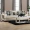 Germaine Sofa SM1283 in Ivory Chenille Fabric w/Options