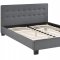 Caitlin Bed in Gray Fabric by Modway