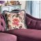 Rotterdam SM2262 Sectional Sofa in Plum Velvet Fabric