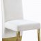 Porsha Dining Chair 755 Set of 2 Cream Velvet Fabric by Meridian