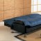 Black and Blue Modern Sofa Bed With Extra Cushioned Layer