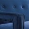 Concur Sofa in Navy Velvet Fabric by Modway w/Options