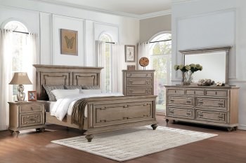 Marceline Bedroom Set 1866GY in Light Grey by Homelegance [HEBS-1866GY-Marceline Set]