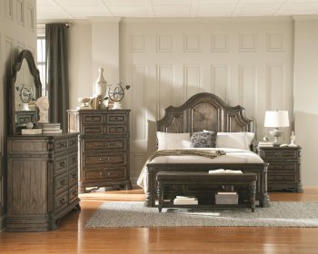 204041 Carlsbad Bedroom in Dark Brown by Coaster w/Options [CRBS-204041 Carlsbad]