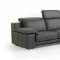 Evergreen Sofa Set 3Pc in Black Full Leather by VIG