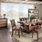 Wichita Dining Table CM3061T in Light Walnut w/Options