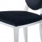 110 Dining Chair Set 2 in Black Fabric by ESF