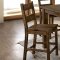 Kristen 5Pc Dining Room Set CM3060T in Rustic Oak w/Options