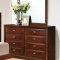 B285 Bedroom in Cherry w/B287 Bed & Optional Casegoods