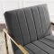 Inspire Accent Chair in Charcoal Velvet by Modway