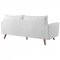 Revive Sofa & Loveseat Set in White Fabric by Modway