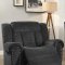 Nutmeg Recliner Sofa 9901CC in Charcoal by Homelegance w/Options