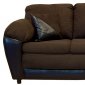 Java Fabric and Bicast Modern Sofa & Loveseat Set w/Options