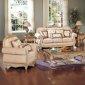 "Catherine Antique White" Sofa in Fabric w/Optional Items