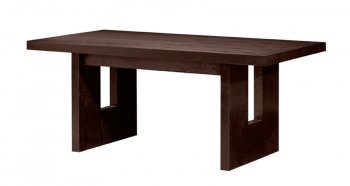 Wooden Dining Table in Wenge Finish [ZDT-Madera Geo]