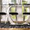 Nova CM3728T Dining Room 7Pc Set in Metal & Glass w/Options