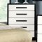 Rutger CM7297 Bedroom in White & Black w/Optional Items