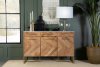 951138 Accent Cabinet in Natural by Coaster w/Marble Top