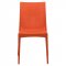 Weave Set of 4 Indoor/Outdoor Chairs MC19OR- Orange - LeisureMod