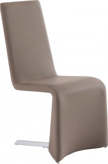 6609 Set of 2 Dining Chairs in Brown by ESF