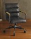 Harith Office Chair 92415 Antique Slate Top Grain Leather - Acme