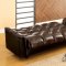 CM2120 Bowie Sofa Bed in Dark Brown Leather-Like Fabric