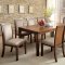 Ingrid I CM3134T Dining Table in Walnut w/Options