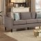 Lotte Sofa 8207 in Brown Fabric by Homelegance w/Options