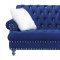 U5266 Sofa & Loveseat Set in Navy Velvet by Global w/Options