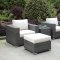 Somani CM-OS2128-2 Outdoor Sectional Sofa & Coffee Table Set