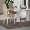 Lisa Dining Table in White High Gloss by ESF w/Options