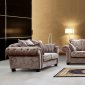 0625 Marseilles 3Pc Sofa Set in Fabric by VIG