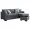 Storey Sleeper Sectional Sofa 504779 in Gray Fabric by Coaster