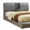 CM7027GY Webster Platform Bed in Gray Padded Leatherette