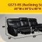 G573A Reclining Sofa & Loveseat in Black Bonded Leather by Glory