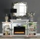 Noralie Fireplace w/Bluetooth & LED AC00518 in Mirrored by Acme