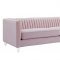 Aviator Sofa TOV-S178 in Blush Velvet Fabric by TOV Furniture