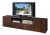 AV291-75 TV Stand in Dark Figured Sycamore by Pantek w/Options