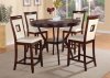 71605 Oswell Counter Height 5Pc Dining Set by Acme