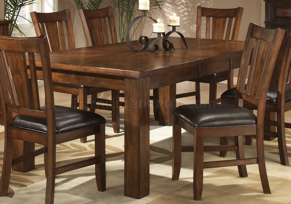 dark oak kitchen table and chair