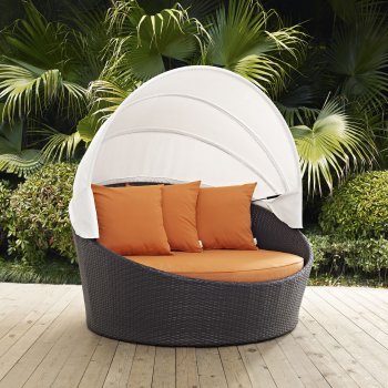 Convene Canopy Outdoor Patio Daybed EEI-2175 by Modway [MWOUT-EEI-2175-Convene]