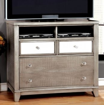 Bryant 42" TV Console CM7288SV-TV in Silver [FATV-CM7288SV-TV-Bryant]