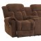 Reige 601594 Motion Sofa in Chocolate Fabric - Coaster w/Options