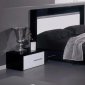 Moon Black & White 5Pc Bedroom Set by VIG w/Options